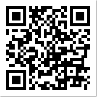 Mysterious QR Code Posters and Art